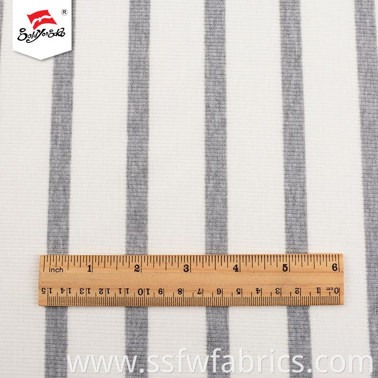 Soft Hand Feel Rib Knit Fabric